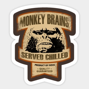 Monkey Brains Sticker